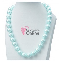 Colier  elegant AS45TT cu perle din sticla Blue Sky 47 cm
